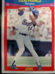 Julio Franco Baseball Cards 1990 Score Superstars Prices