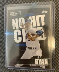 Nolan Ryan [Black] Baseball Cards 2022 Topps No Hit Club Prices