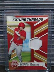 Branden Boissiere [Red] #FT-BR Baseball Cards 2022 Panini Elite Extra Edition Future Threads Prices