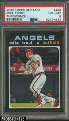Mike Trout [Throwback] #466 Baseball Cards 2020 Topps Heritage Prices