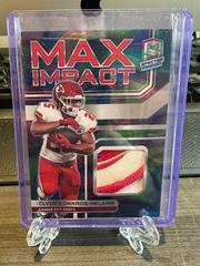 Clyde Edwards Helaire [Neon Marble] #MI-CEH Football Cards 2022 Panini Spectra Max Impact Prices