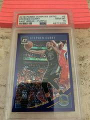 Stephen Curry [Fast Break Purple] #2 Basketball Cards 2018 Panini Donruss Optic Prices