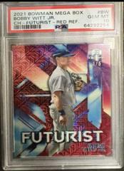 Bobby Witt Jr. [Red Refractor Mega Box Mojo] Baseball Cards 2021 Bowman Chrome Futurist Prices