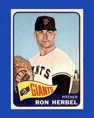 Ron Herbel #84 Baseball Cards 1965 Topps Prices