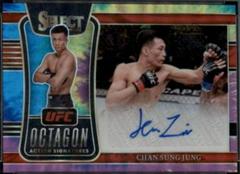Chan Sung Jung [Tie Dye] Ufc Cards 2022 Panini Select UFC Octagon Action Signatures Prices