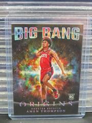 Amen Thompson #11 Basketball Cards 2023 Panini Origins Big Bang Prices