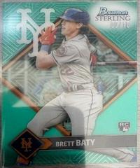 Brett Baty [Aqua] #ST-16 Baseball Cards 2023 Bowman Sterling Tek Prices