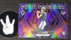 C. J. Stroud [Purple] #FF-6 Football Cards 2023 Panini Phoenix Fire Forged Prices