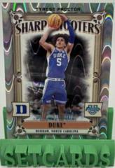 Tyrese Proctor [RayWave] #SS-14 Basketball Cards 2023 Bowman Chrome University Sharp Shooters Prices