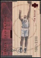 Michael Jordan, Tim Duncan [Red] Basketball Cards 1998 Upper Deck Hardcourt Jordan Holding Court Prices