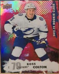 Ross Colton [Red] Hockey Cards 2021 Upper Deck Rookie Class Prices