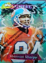 Shannon Sharpe [Refractor w/ Coating] Football Cards 1995 Topps Finest Prices