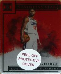 Paul George [Red] #24 Basketball Cards 2019 Panini Impeccable Stainless Stars Prices