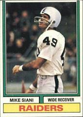 Mike Siani #39 Football Cards 1974 Topps Prices