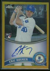 Eric Hosmer [Gold Refractor Autograph] #170 Baseball Cards 2011 Topps Chrome Prices