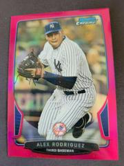 Alex Rodriguez [Pink Refractor] #171 Baseball Cards 2013 Bowman Chrome Prices