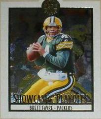 Brett Favre [Die Cut] Football Cards 1995 SP Championship Playoff Showcase Prices