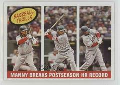 Manny Ramirez #375 Baseball Cards 2008 Topps Heritage Prices