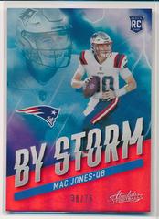 Mac Jones [Red] #BST-9 Football Cards 2021 Panini Absolute By Storm Prices