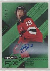 Dawson Mercer Hockey Cards 2021 Upper Deck Synergy Autograph Rookies Prices