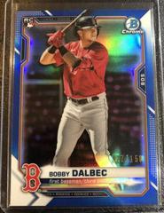 Bobby Dalbec [Blue Refractor] #1 Baseball Cards 2021 Bowman Chrome Prices