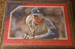 Freddie Freeman [Red] #179 Baseball Cards 2022 Topps Gallery Prices