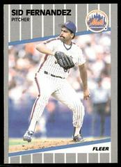 Sid Fernandez #35 Baseball Cards 1989 Fleer Glossy Prices