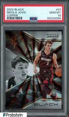 Nikola Jovic [Copper] #91 Basketball Cards 2022 Panini Black Prices
