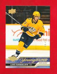Luke Evangelista [High Gloss] #221 Hockey Cards 2023 Upper Deck Prices