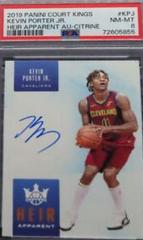 Kevin Porter Jr. [Citrine] Basketball Cards 2019 Panini Court Kings Heir Apparent Autographs Prices