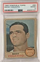 Rocky Colavito #99 Baseball Cards 1968 Venezuela Topps Prices