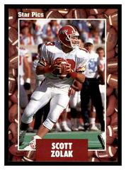 Scott Zolak #103 Football Cards 1991 Star Pics Prices
