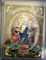 Josh Allen [Gold] #SN-JAL Football Cards 2022 Panini Contenders Supernatural Prices