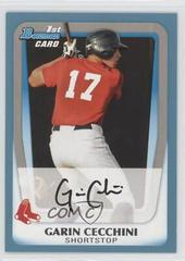 Garin Cecchini [Blue] #BP107 Baseball Cards 2011 Bowman Prospects Prices