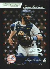 Jorge Posada [Career Stat Line] #126 Baseball Cards 2001 Donruss Prices