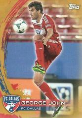 George John [Gold] Soccer Cards 2014 Topps MLS Prices