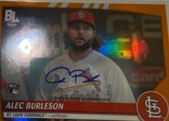 Alec Burleson [Electric Orange Autograph] #201 Baseball Cards 2023 Topps Big League Prices