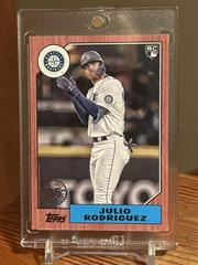Julio Rodriguez [Red] #87TBU-44 Baseball Cards 2022 Topps Update 1987 Prices