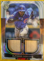 Alfonso Soriano #DR-AS Baseball Cards 2022 Topps Tribute Dual Relics Prices