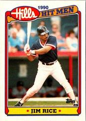 Jim Rice #8 Baseball Cards 1990 Topps Hills Hit Men Prices