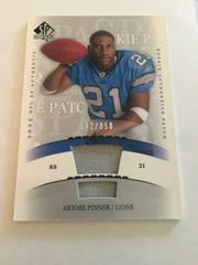 Artose Pinner [Patch] #247 Football Cards 2003 SP Authentic Prices