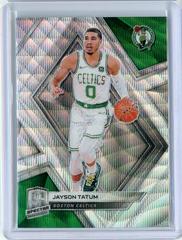 Jayson Tatum [Wave] #20 Basketball Cards 2018 Panini Spectra Prices