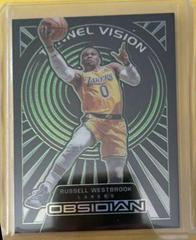 Russell Westbrook [Green] #4 Basketball Cards 2021 Panini Obsidian Tunnel Vision Prices