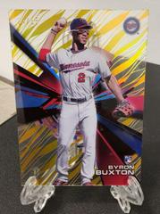 Byron Buxton [Grass Gold Rainbow] Baseball Cards 2015 Topps High Tek Prices