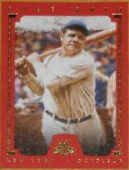Babe Ruth [Red Framed] #1 Baseball Cards 2016 Panini Diamond Kings Prices