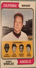 Angels Mgr. , [Coaches] #276 Baseball Cards 1974 Topps Prices