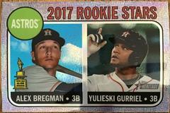 Yulieski Gurriel,  Alex Bregman [Chrome] #113 Baseball Cards 2017 Topps Heritage Prices