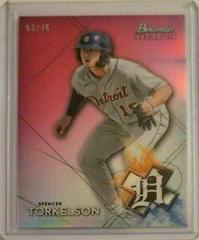 Spencer Torkelson [Magenta Refractor] Baseball Cards 2021 Bowman Sterling Prices