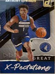 Anthony Edwards Basketball Cards 2020 Donruss Great X-Pectations Prices