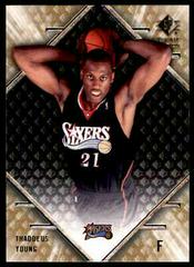 Thaddeus Young Basketball Cards 2007 SP Rookie Edition Prices